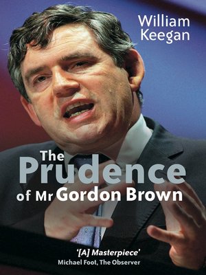 cover image of The Prudence of Mr. Gordon Brown